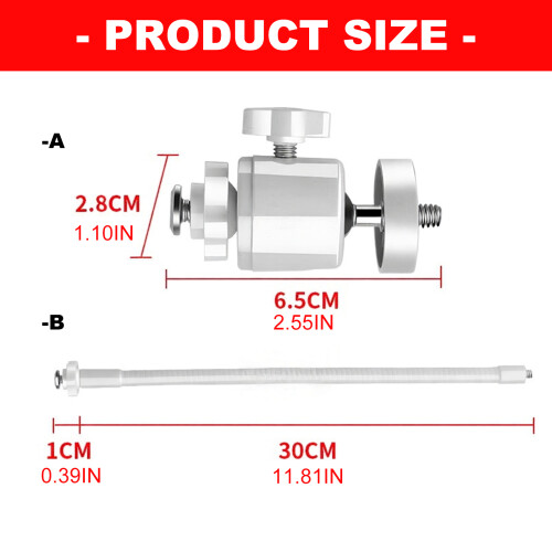 Curtain Track Holder for Camera With 1/4 Thread Ball Head-A 1