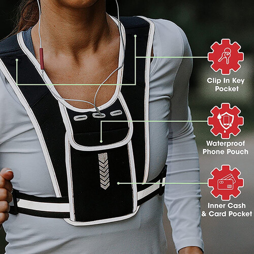 Running Vest with Phone Pocket and Earphone Hole 2