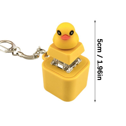 Multipurpose Magnetic Duck Keychain Clicking-Rotating model 2