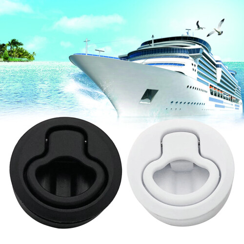 Flush Pull Handle for Marine Deck Locking Round 2 in 1