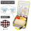 Floral Insulated Lunch Bag Waterproof Reusable 2