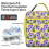 Floral Insulated Lunch Bag Waterproof Reusable 3