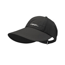 Comfortable Stretchy Sun Visors Hat Korean Design UPF50+-Black