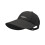 Comfortable Stretchy Sun Visors Hat Korean Design UPF50+-Black 1