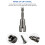 Butterfly Bolt Socket Wrenches 1/4" Hex Shank PowerWing-4 pack 8