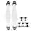 Adjustable Beach Slippers Sandals Strap Hole Shoes Heel-White 1