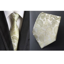 Men's Paisley Floral Jacquard Tie 58in