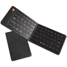 Foldable Bluetooth Keyboard with Phone Holder Ultra Slim