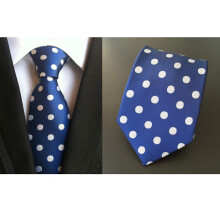 Men's Polka Dot Jacquard Necktie 8 cm Wide