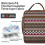 Boho Chic Thermal Meal Carrier with Comfort Handle 4