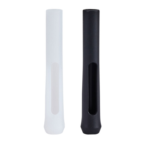 Protective Pen Holder Case Silicone Pen Grip-Transparent 1