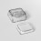 DIY Mechanical Keyboards Thick PC No Engraveds Keycap 1U-White 7