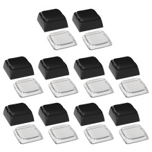 Capuchons de touches vierges pour PC, profil XDA 1U, pour-Noir