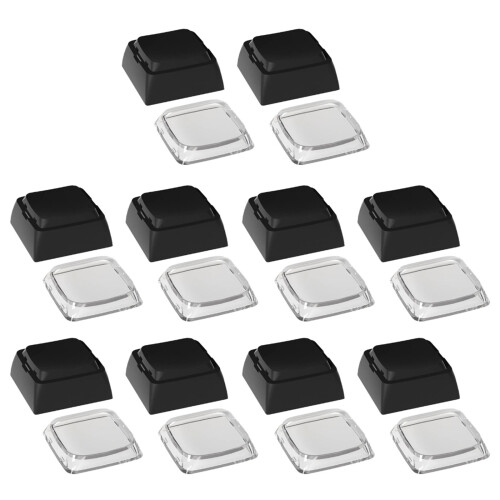 Capuchons de touches vierges pour PC, profil XDA 1U, pour-Noir