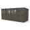 16x7 Pent Composite Shed Tanalised (Single Door, With Windows) 4