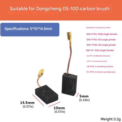 2 Carbon Brush Unit for Power Tool Maintenance Superior Abrasion 2