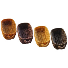 Mini Resin Toy Basket for Kids - Assorted Colors, 4 Pieces