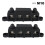 RV Power Distribution Block 4-Way 48V 250A DC Bus Bar with 1