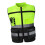 Reflective Safety Vest Yellow XL Lightweight 1