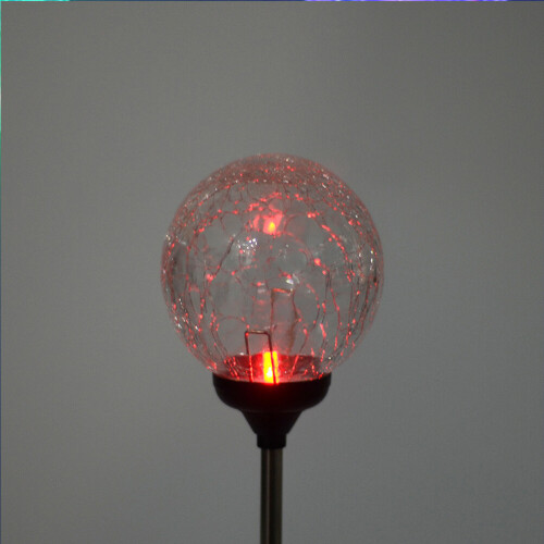 Solar Glass Ball Stake Lights Color Changing 2pcs