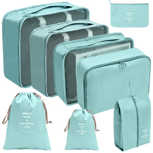 Travel Storage Bags Set 8-Pack Foldable Lightweight