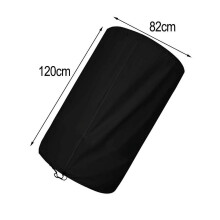 JINGT Garden Dust Cover Black Silver 420D 82x120cm