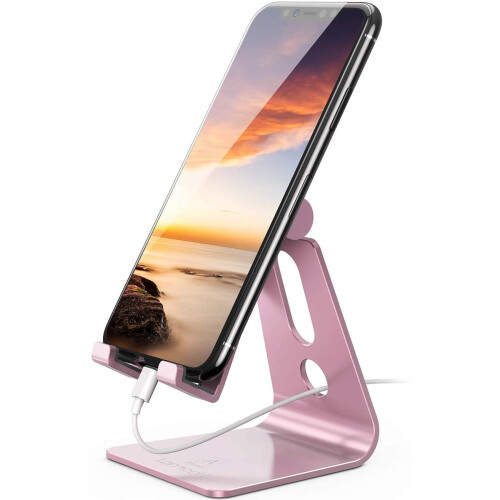 Rose Gold Adjustable Phone Stand for iPhone and All