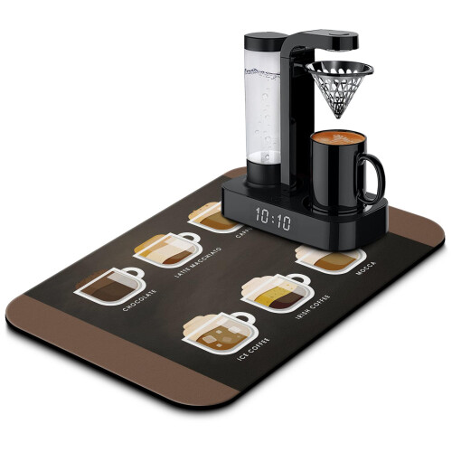 Coffee Drying Mat Rubber-Backed 19.5x12in