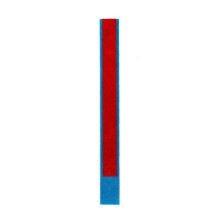 Autocollant de ligne centrale, marqueur de volant-bleu rouge