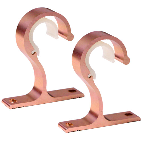Supports de tringle à rideau support de tringle de-Or rose