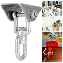 Stainless Steel Rotatable Hammock Hanger Hook Silver