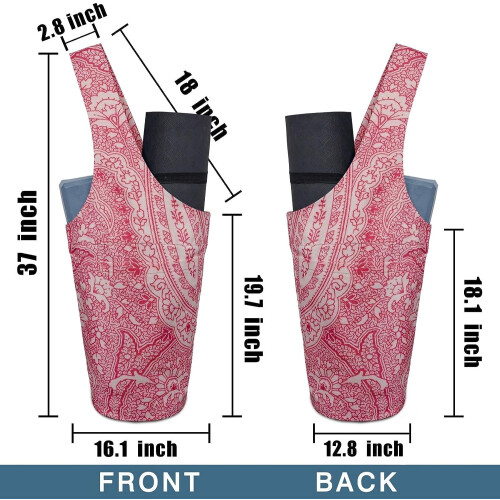 Yoga Mat Bag with Large Side Pocket and Zipper Compartment 1