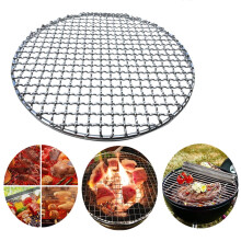 Stainless Steel BBQ Grill Mesh Rack Round
