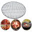 Stainless Steel BBQ Grill Mesh Rack Round 1