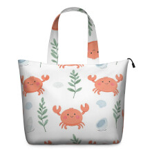 Weekender Bag Marine Crab Design 15.6 Inch Laptop Duffel
