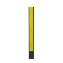 Autocollant de ligne centrale, marqueur de volant-Noir et jaune