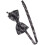 Black Self-Tie Bow Tie with Music Note Design 1 Set 1