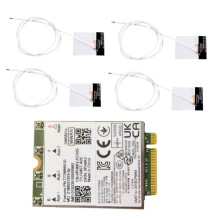 3X T77W968 DW5821E X20 4G LTE Module Cat16 Gigabit 4G Wireless Card for Latitude 5420 5424 7424 Laptop+12xAntennas