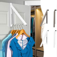 Over-the-Door Hanger Adjustable Folding Clothes Rack 16
