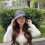 Comfortable Stretchy Sun Visors Hat Korean Design UPF50+-Black 10