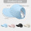 Comfortable Stretchy Sun Visors Hat Korean Design UPF50+-Black 3