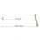 Manhole Cover Hook Drain Grate Lifter T Shaped Handle Manhole 4