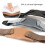Adjustable Beach Slippers Sandals Strap Hole Shoes Heel-White 9