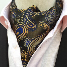 Men's Paisley Floral Cravat Scarf Ascot Tie HZ234