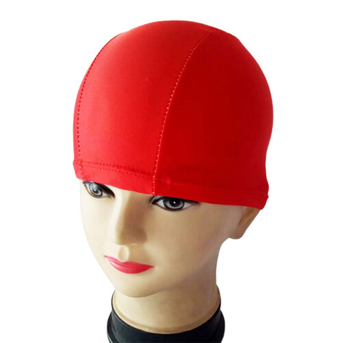 Swimming Cap Unisex Solid Color Stretchy Bathing Cap 1