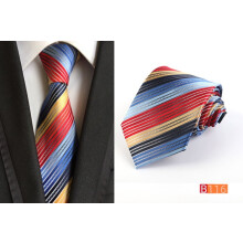 Men's Rainbow Jacquard Necktie Polyester 8cm