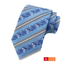 Men's Floral Paisley Necktie Bright Color Wedding Party