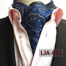 Men's Paisley Polka Dot Floral Cravat Scarf