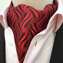 Men's Paisley Geometric Cravat Scarf for Wedding Party