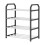 4-Tier Shoe Rack Black Space-Saving Easy Install 1
